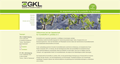 Desktop Screenshot of gkl-online.de
